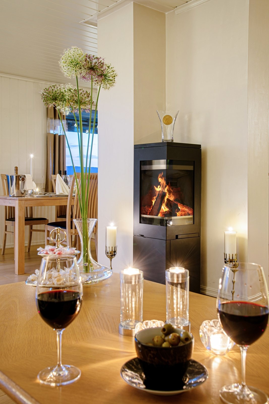 Deilig peisovn til kalde vinterkvelder. Galleribilde