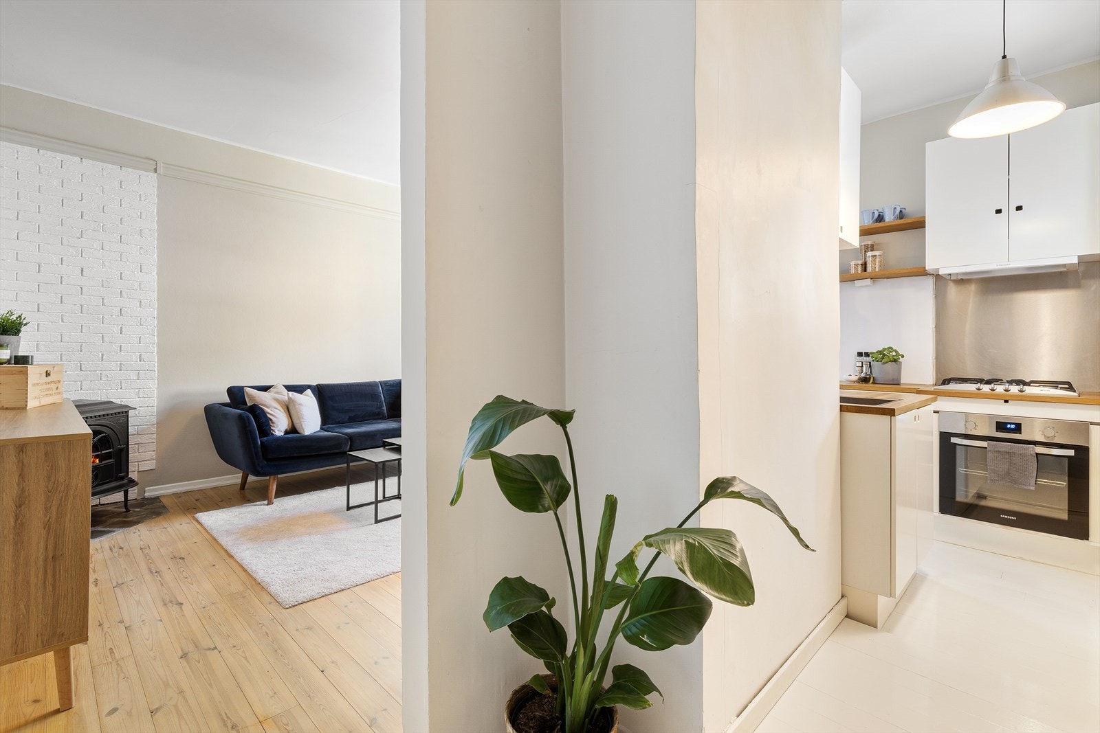 Moderne fargevalg vil gjøre det enkelt å innrede med ønsket interiør. Galleribilde