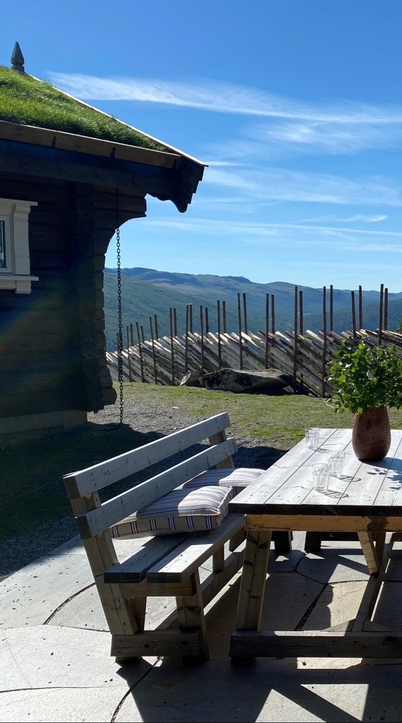 fra visningshytta i Fjellsnaret- laftehytte Galleribilde