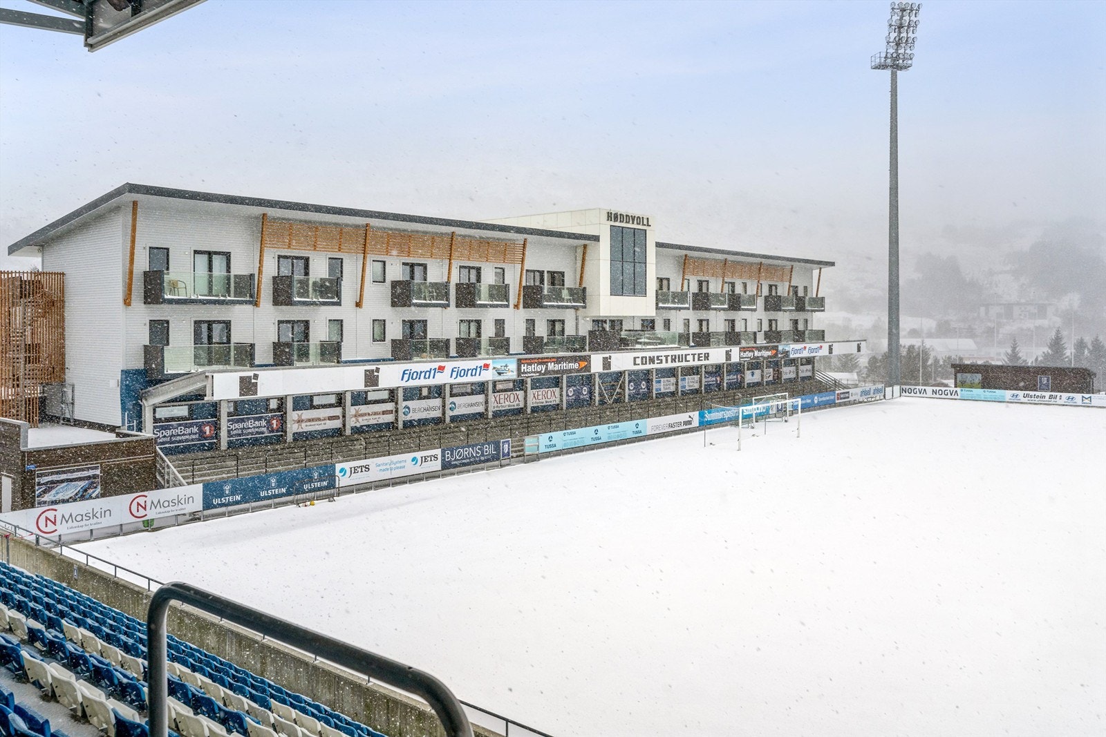 Leilighetene sett fra stadion Galleribilde