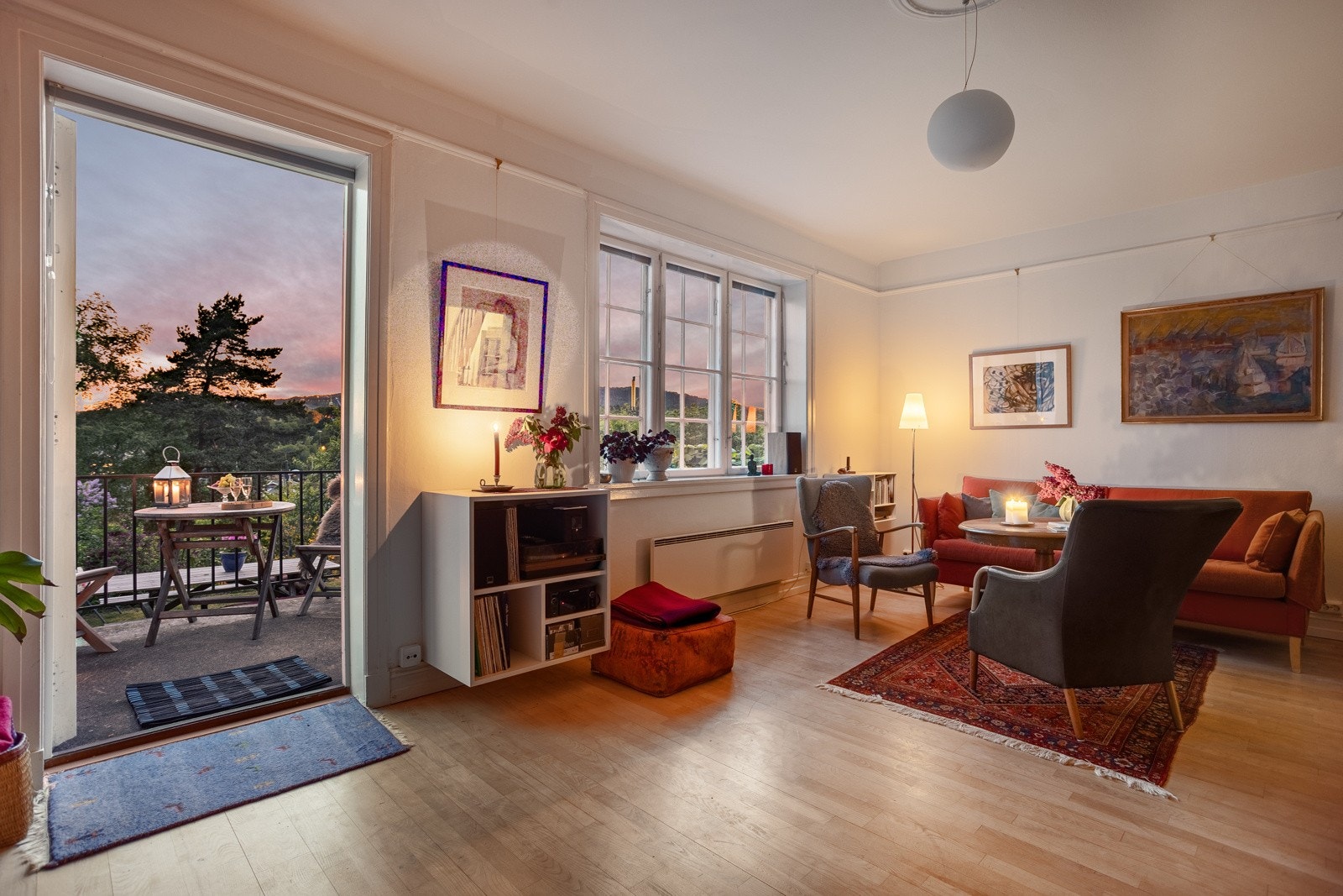 Kveldsstemning. Galleribilde