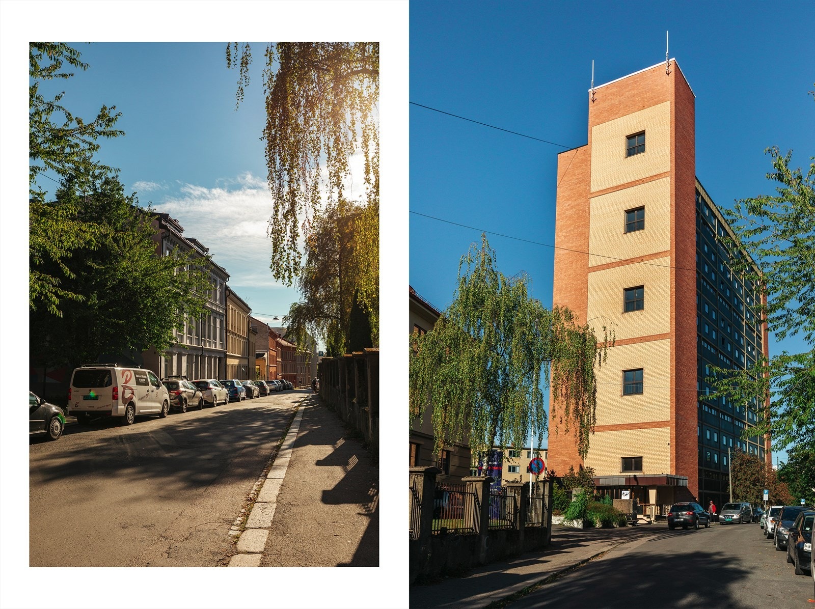 Koselige Enerhauggata på utsiden. Galleribilde