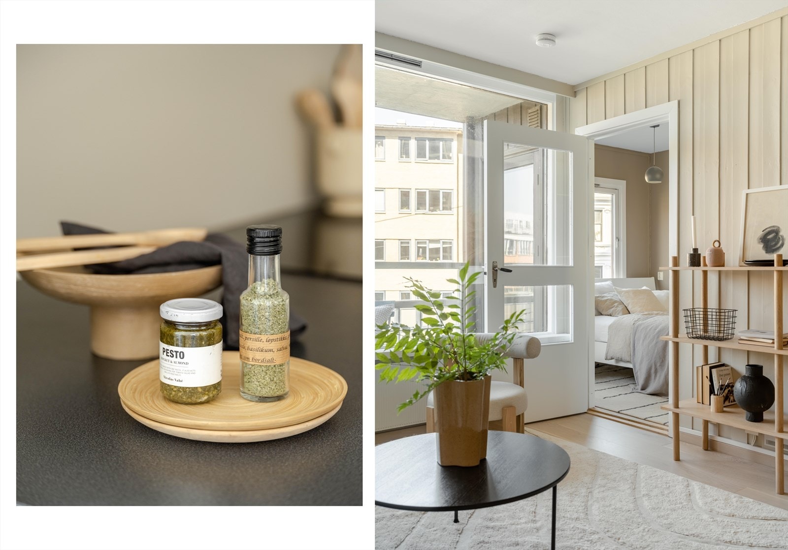 Soverommet ligger fint innenfor stua. Galleribilde