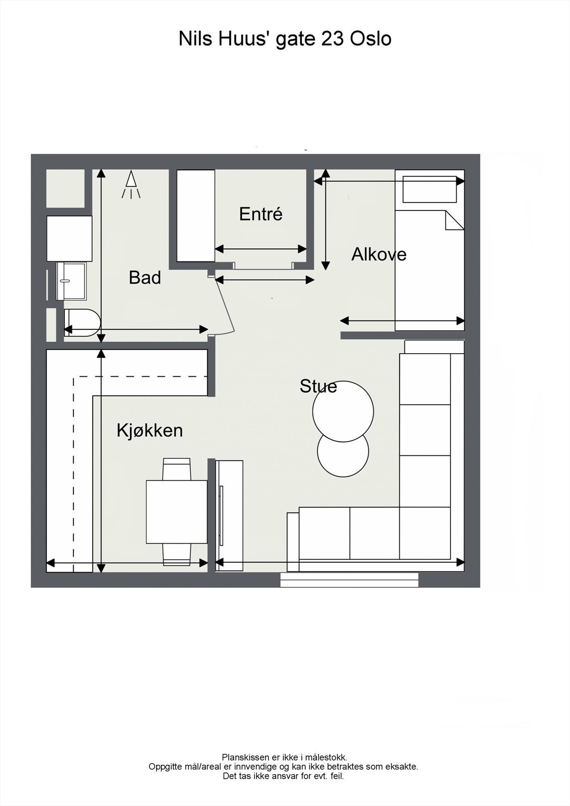 Plantegning Galleribilde