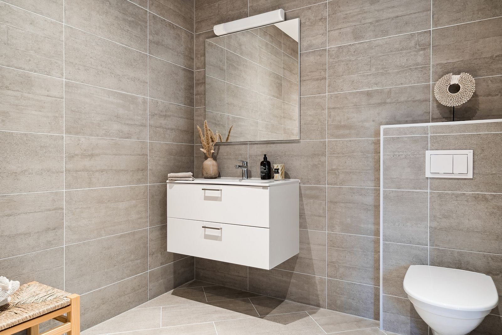 Badet er av romslig størrelse og er på 9,8 kvm. Galleribilde