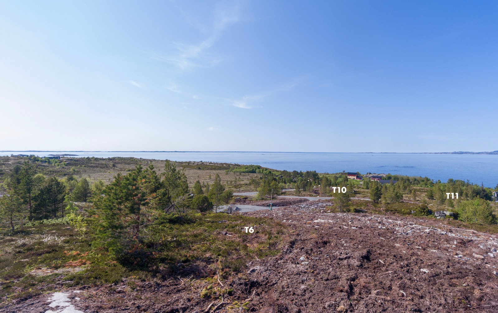 Omtrentlig utsikt fra tomt 6 Galleribilde