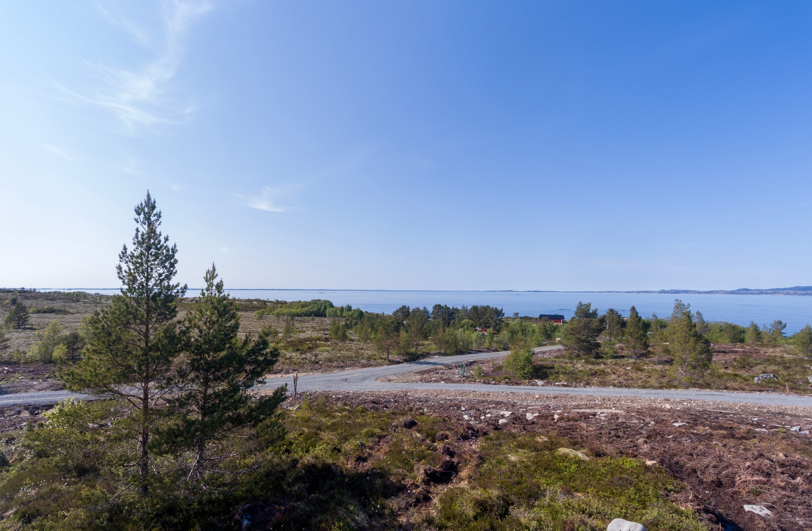 Utsikt fra nedre del av tomt 9 Galleribilde