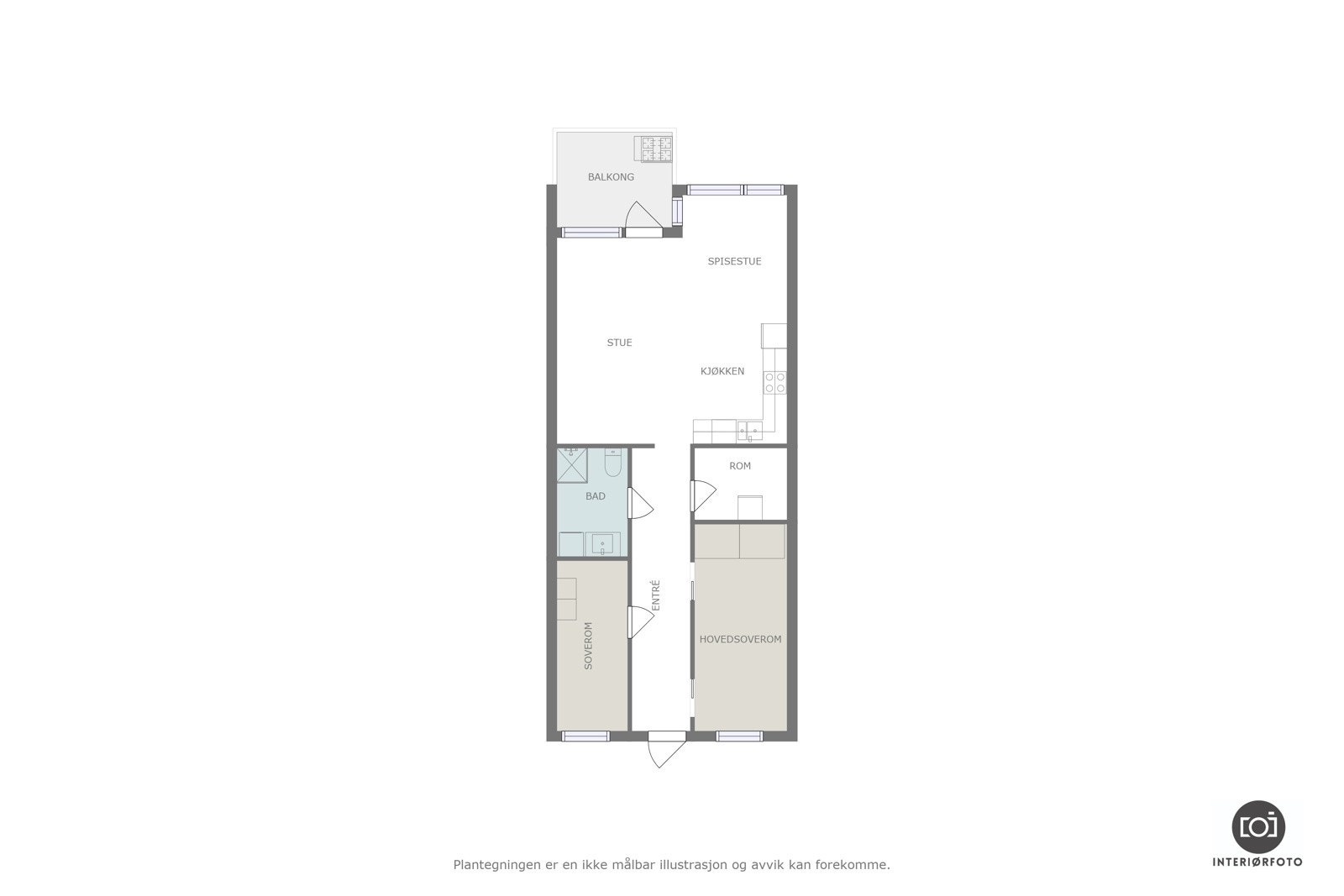 Plantegning Galleribilde