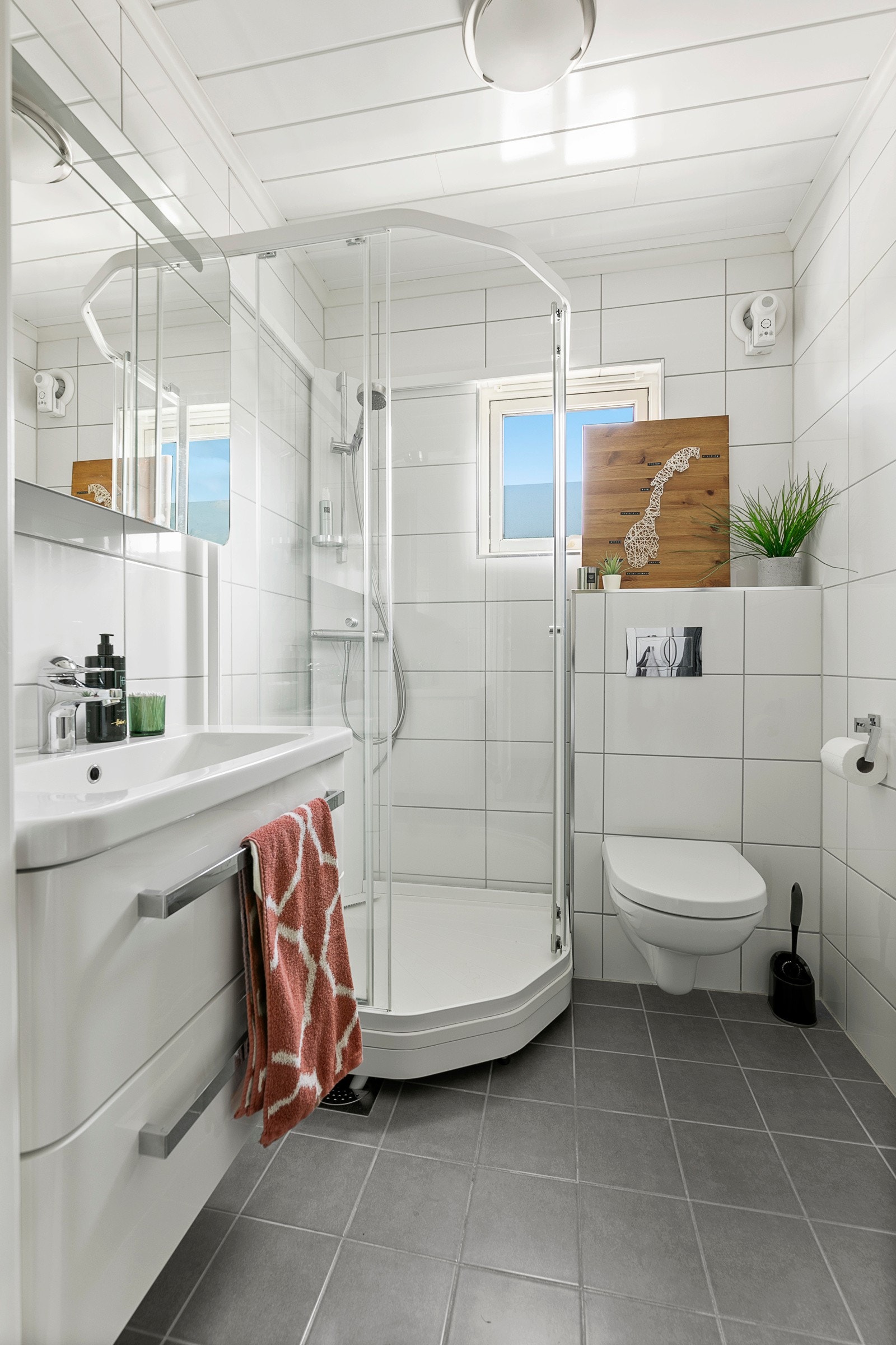 Badet ble renovert i 2018 i regi av borettslaget. Galleribilde