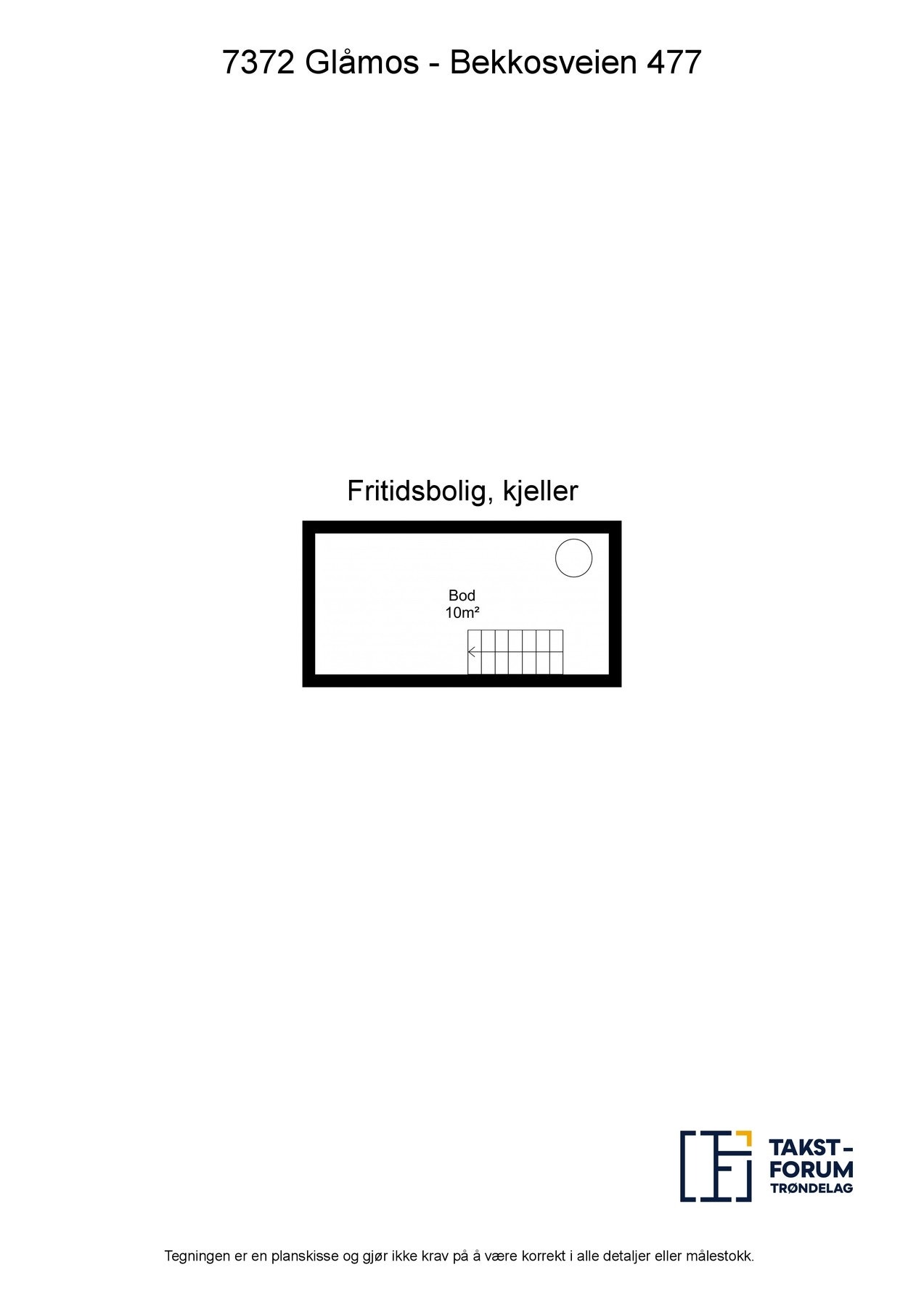 Planskisse kjeller Galleribilde