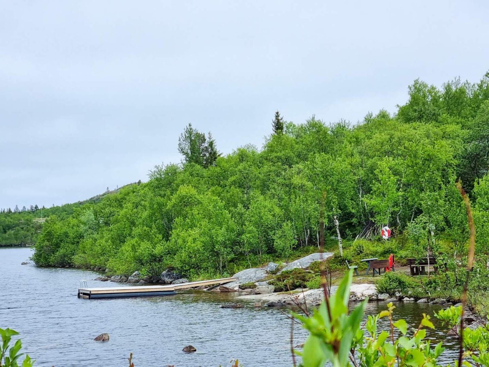 Badeplass ved Rundvannet Galleribilde
