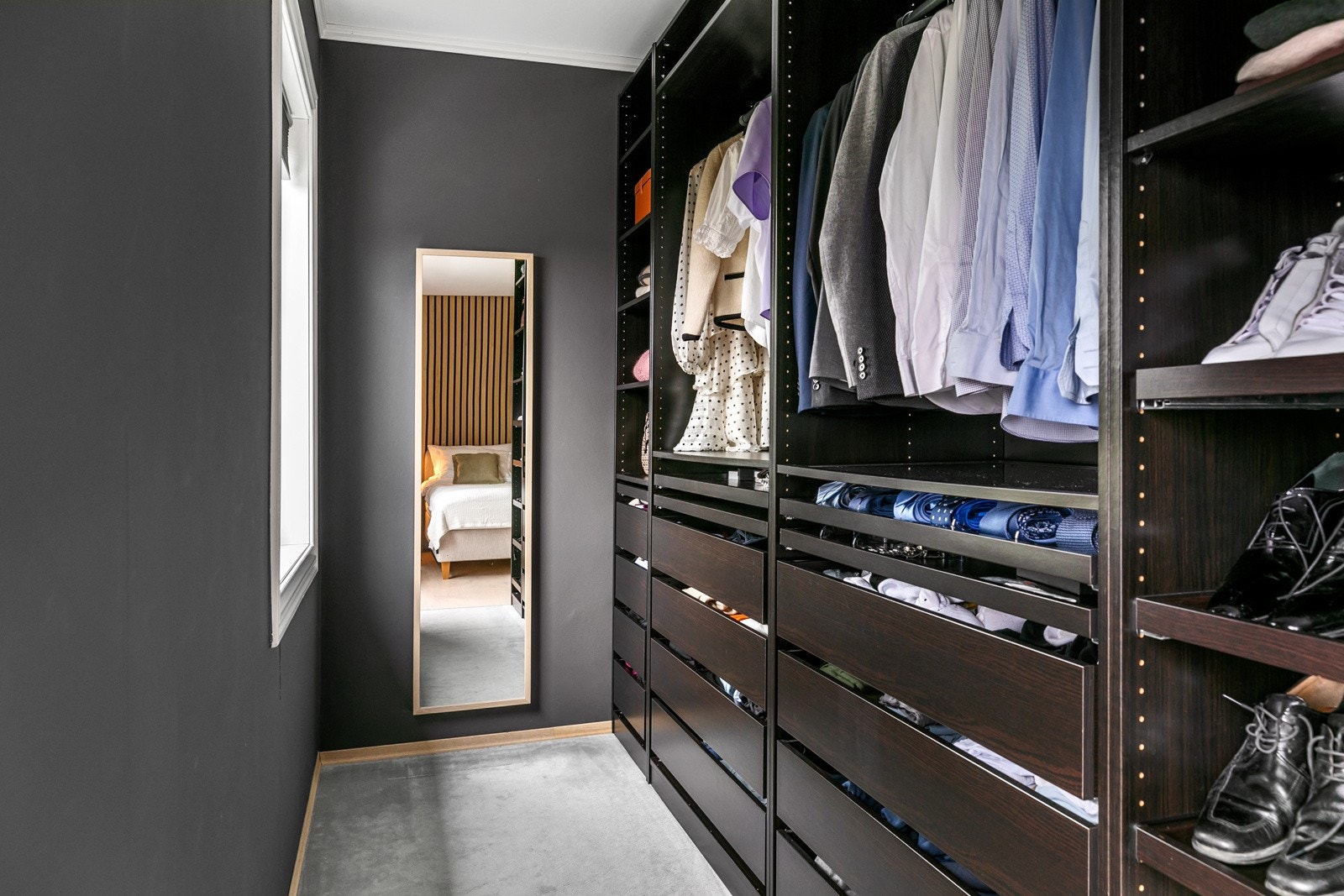 "Walk-in closet" som sikre Galleribilde