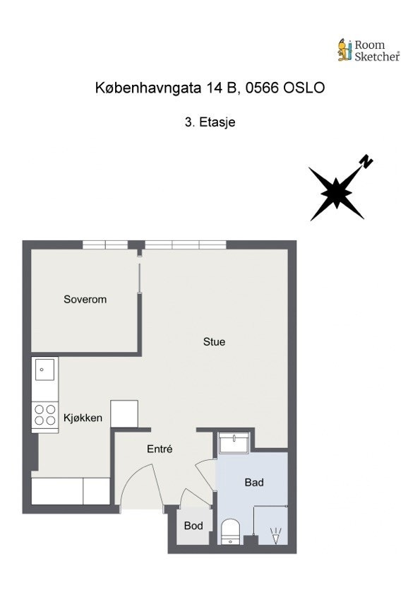 Plantegning Galleribilde