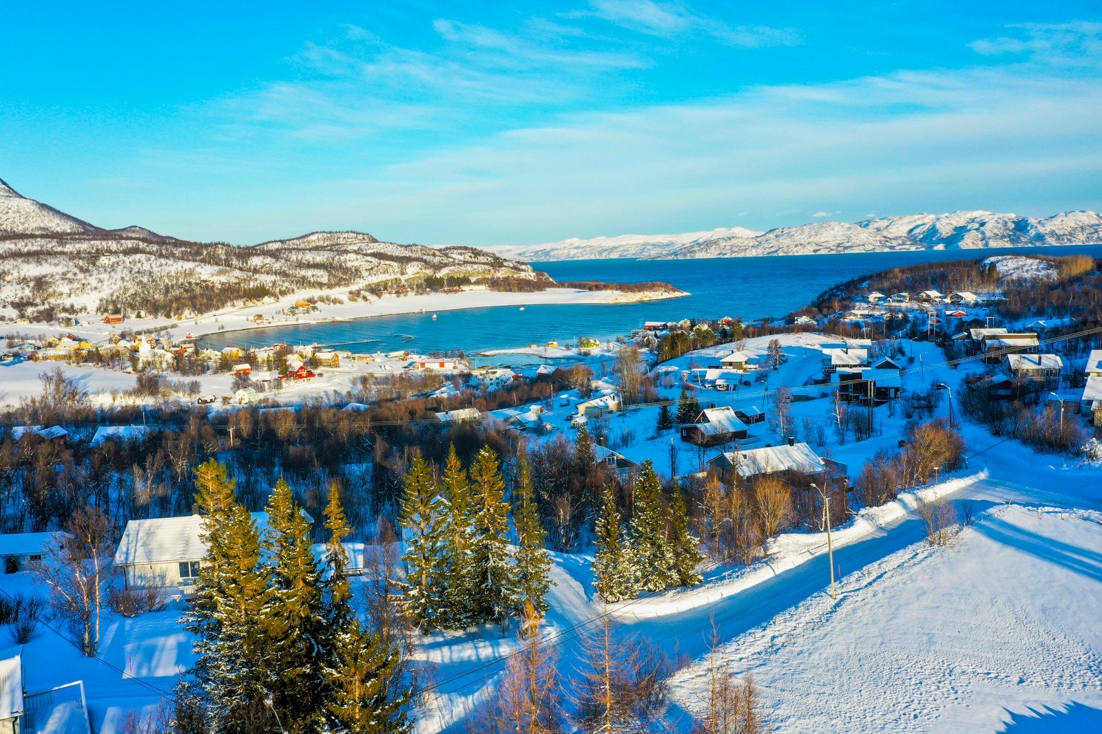 Talvik - dronefoto Galleribilde
