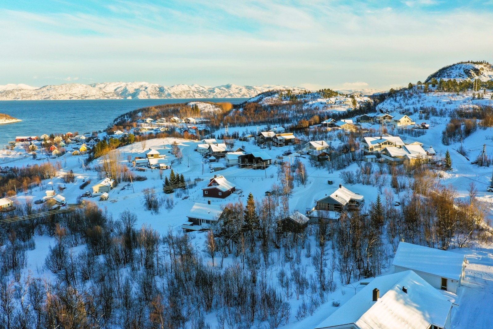 Talvik - Dronefoto Galleribilde