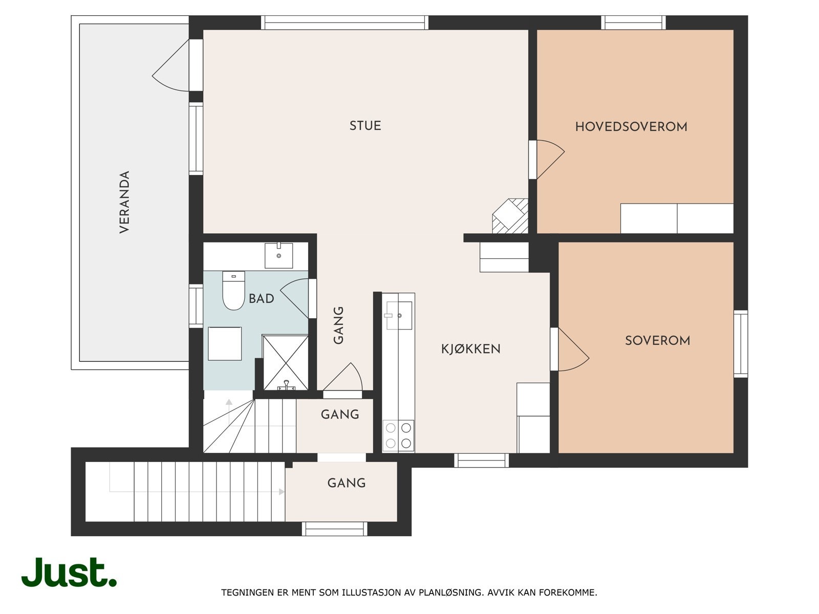 Planskisse 2.etasje Galleribilde