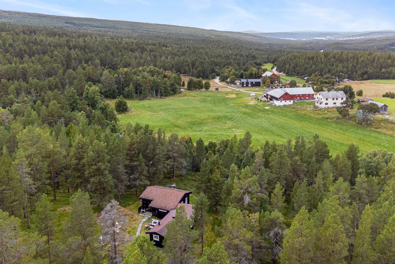 Dronebilde Galleribilde