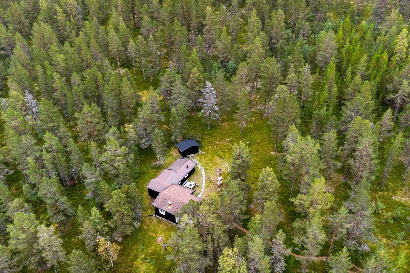 Dronebilde Galleribilde