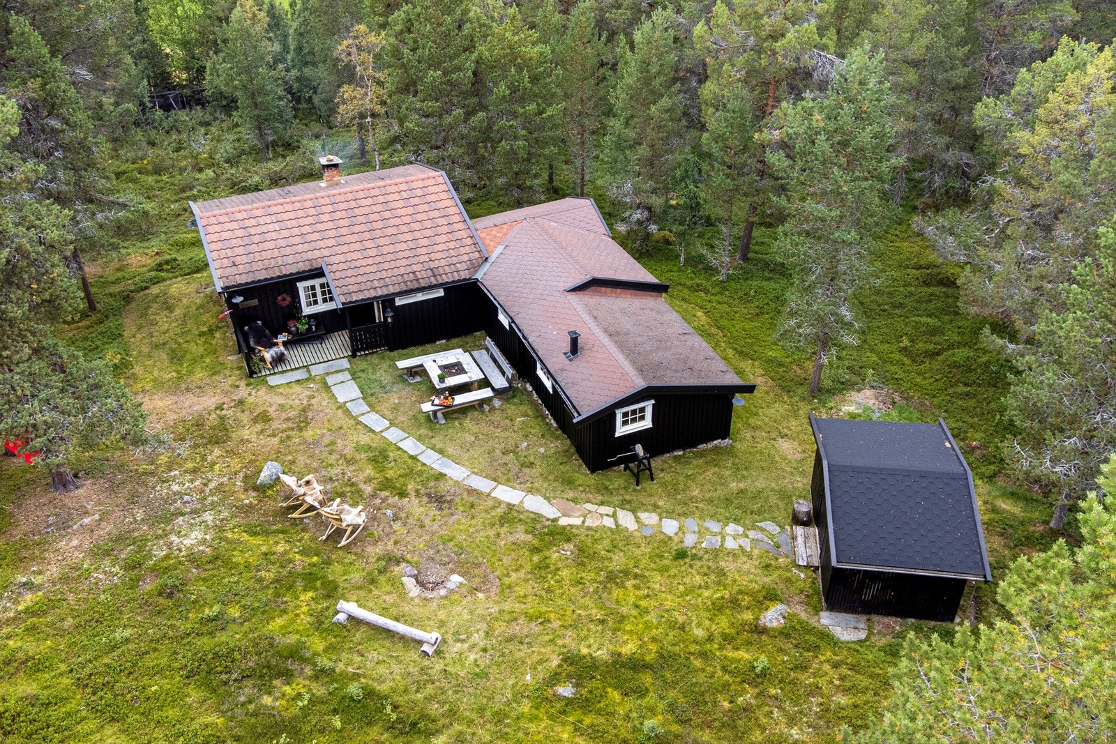 Dronebilde Galleribilde