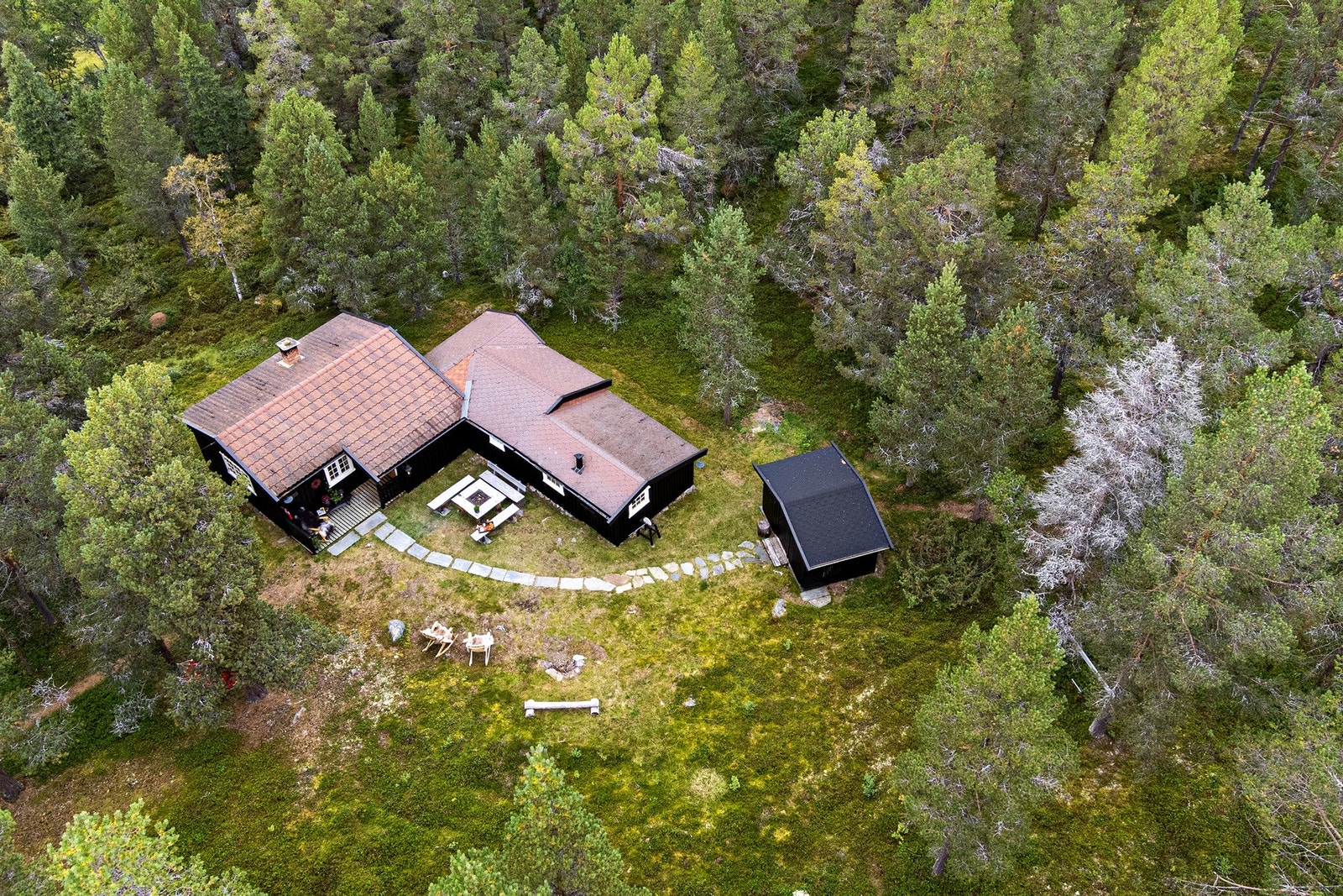 Dronebilde Galleribilde