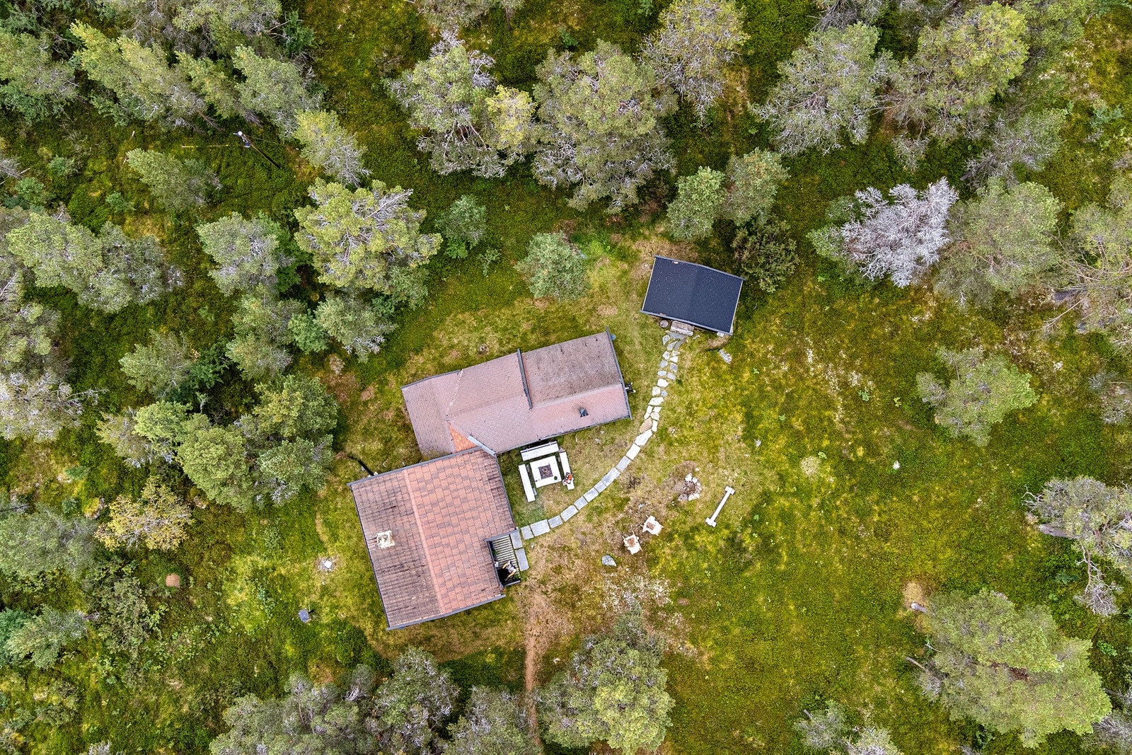 Dronebilde Galleribilde