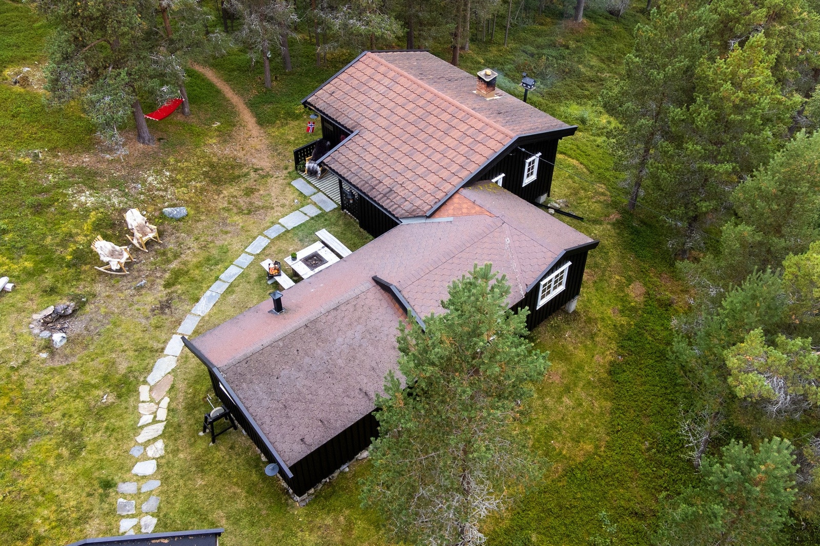 Dronebilde Galleribilde