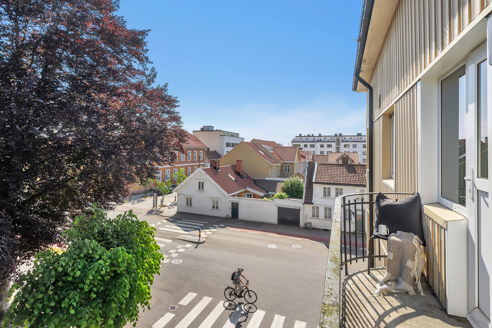 Fra balkong Galleribilde
