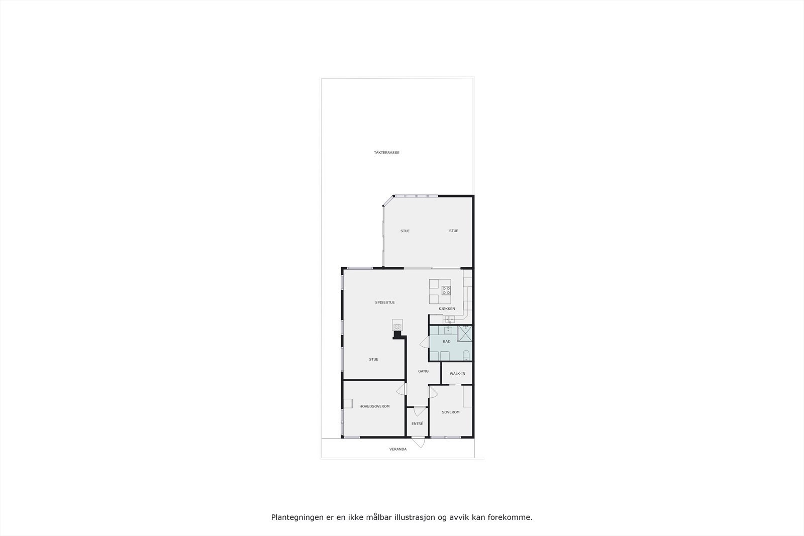 Plantegning Galleribilde