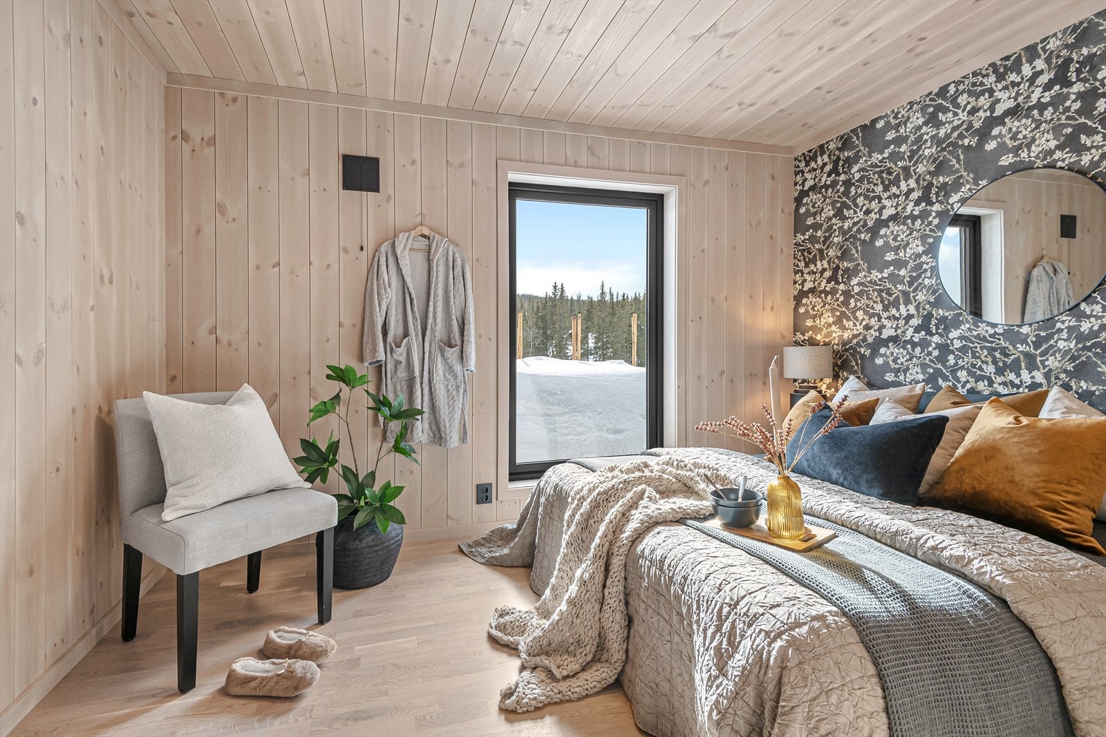 Hytta har tre soverom som alle er av fin størrelse. Galleribilde