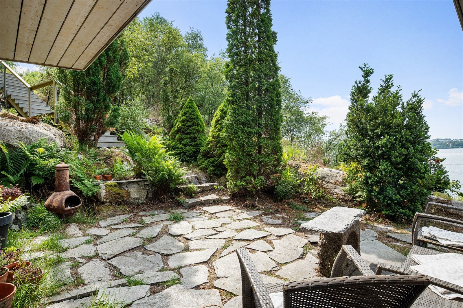 Uteområdet hvor en kan nyte naturen Galleribilde