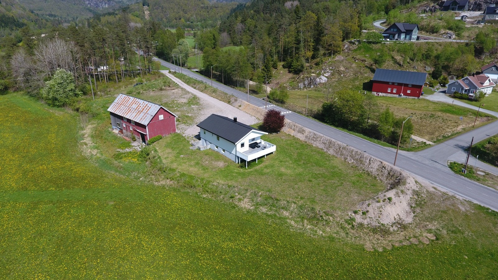 Oversikt tomten Galleribilde
