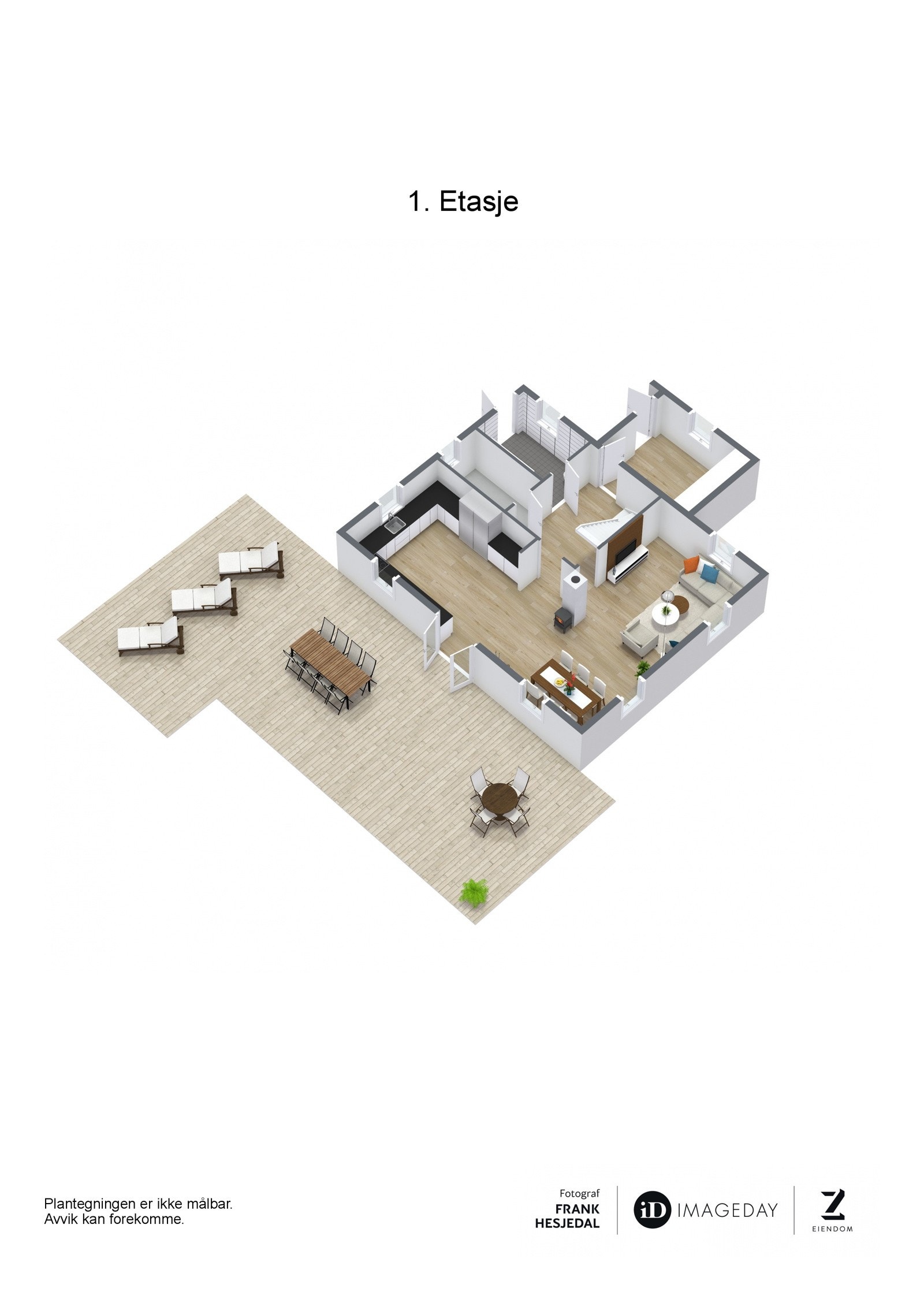 Plantegning 1.etg. Galleribilde