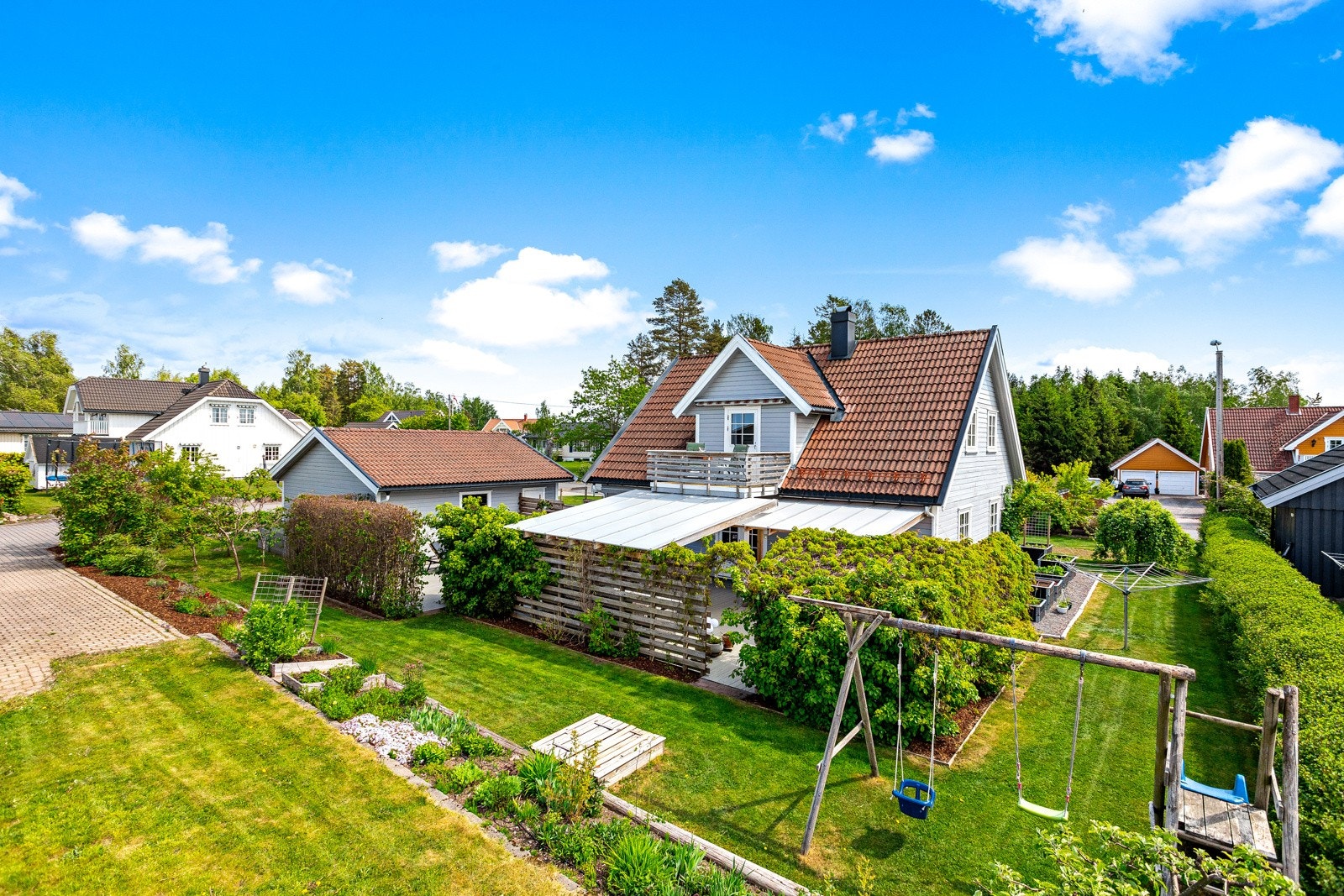 Fasade og uteområde Galleribilde
