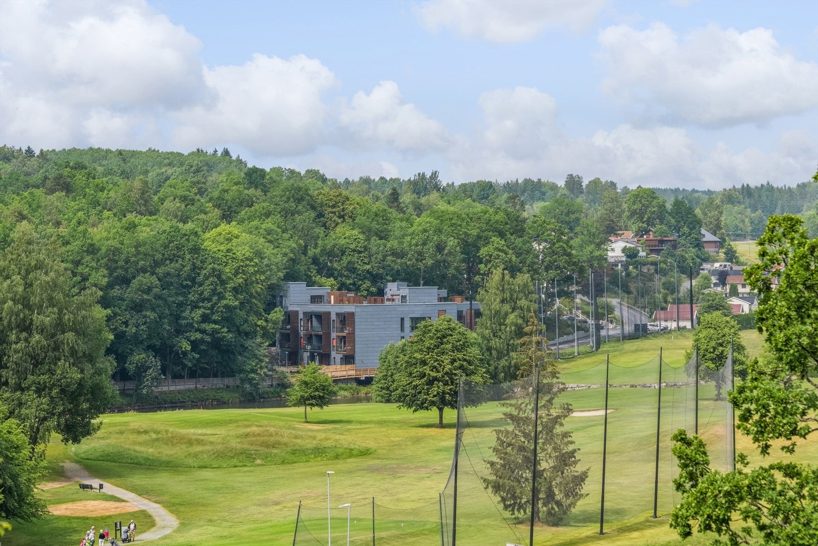 Utsikt mot golfbanen i Drøbak. Galleribilde