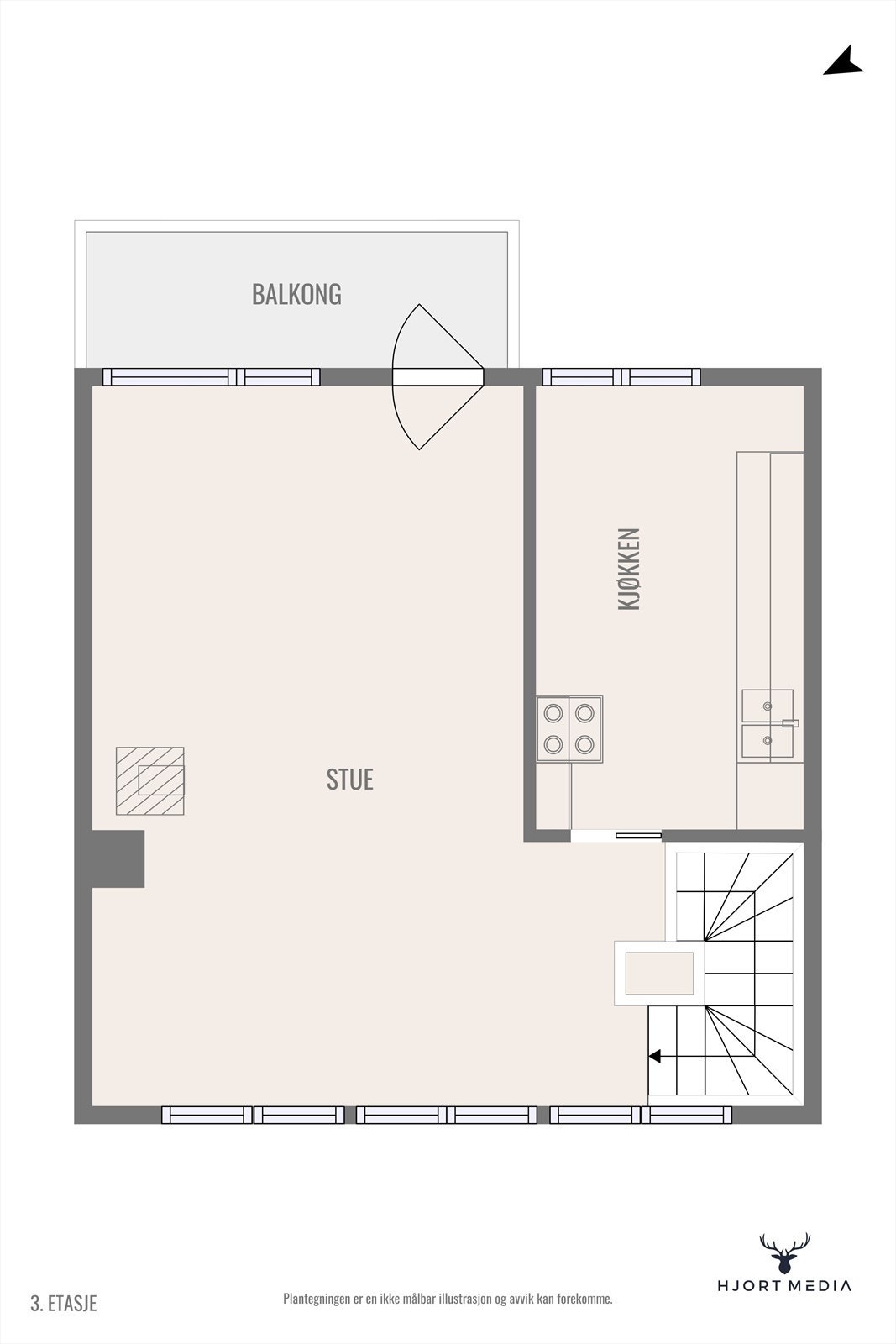 Plantegning 2. etg. Galleribilde