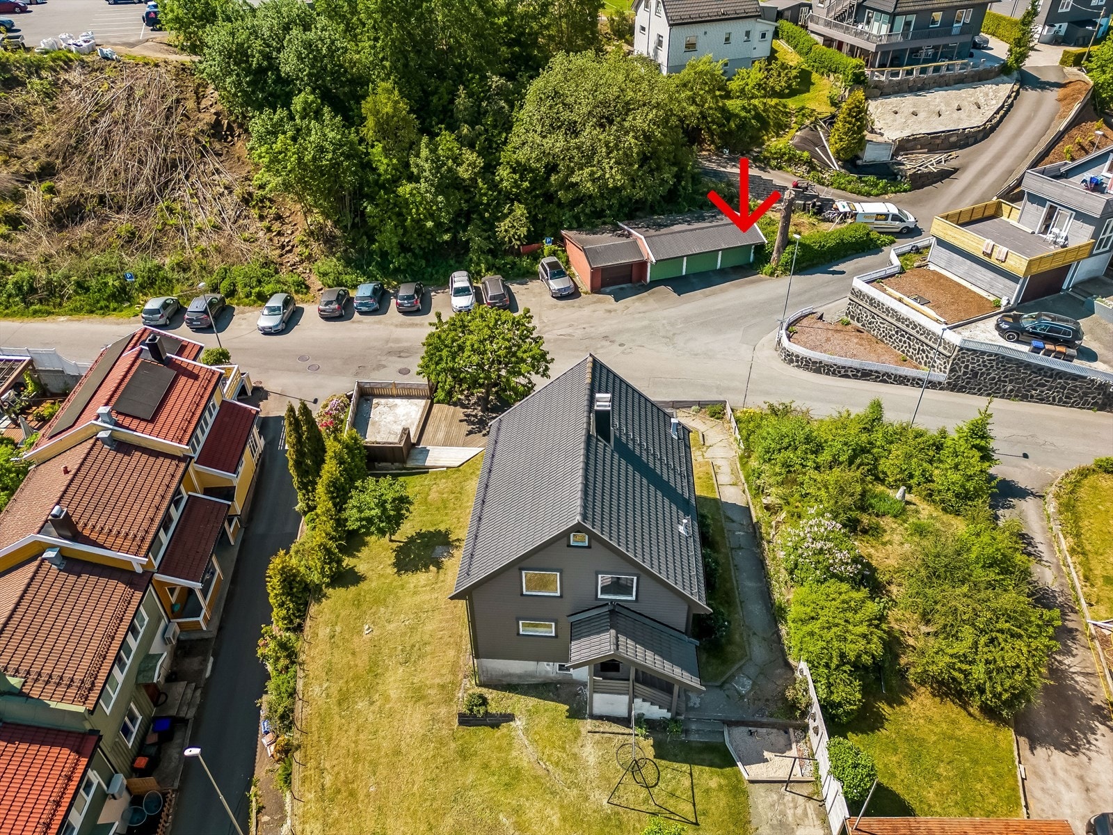Dronefoto Galleribilde