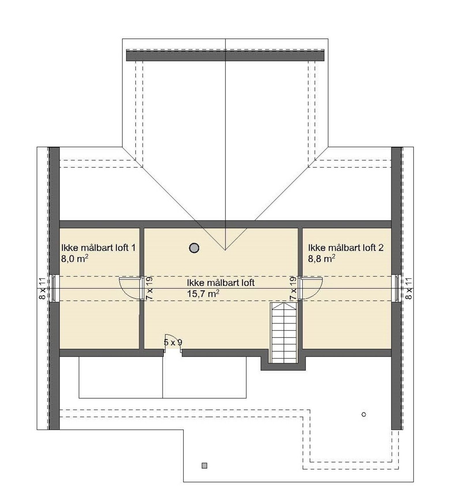 Plantegning Rondablikk 85 hems Galleribilde
