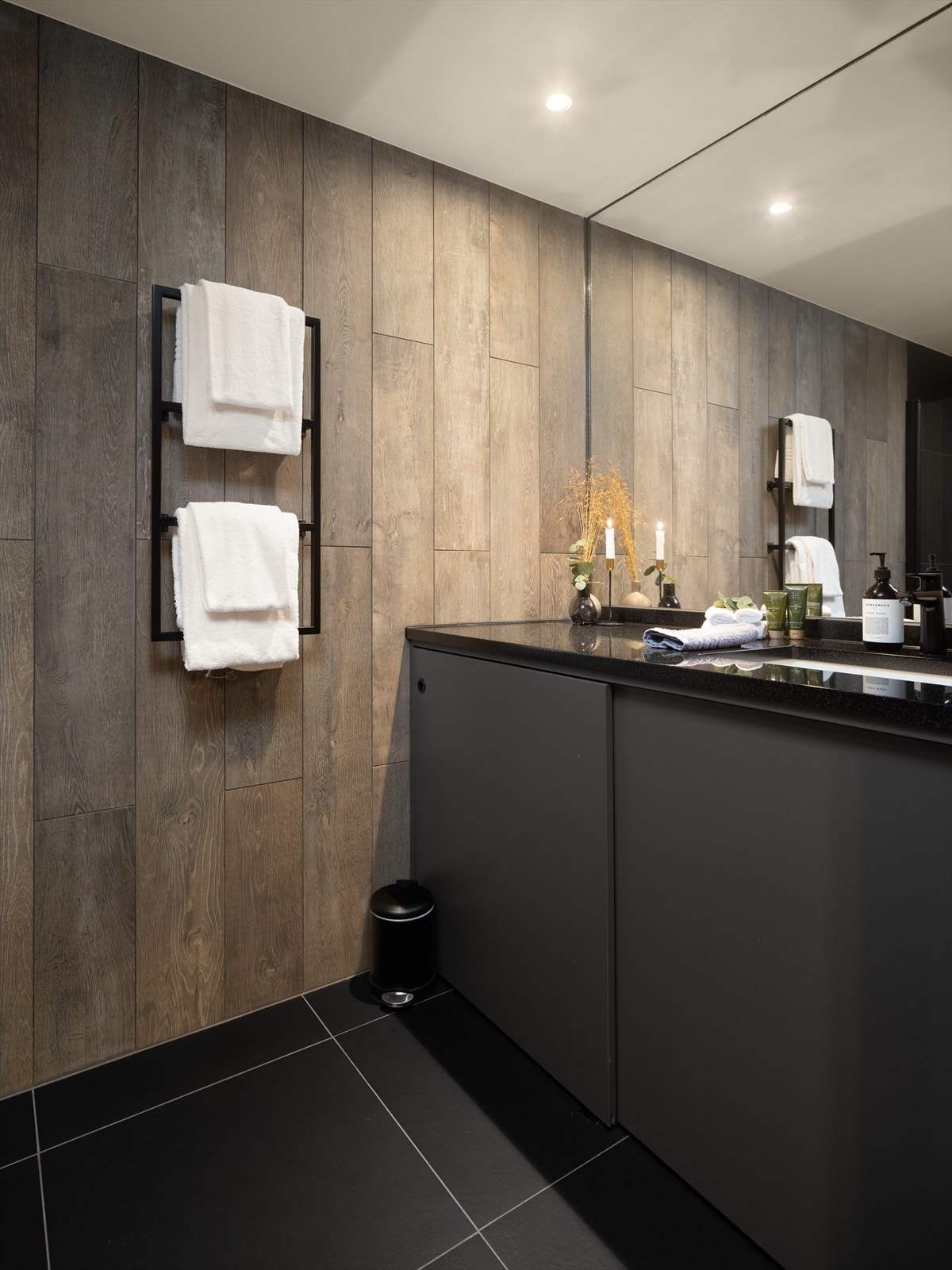 Bad/wc med italienske fliser Galleribilde