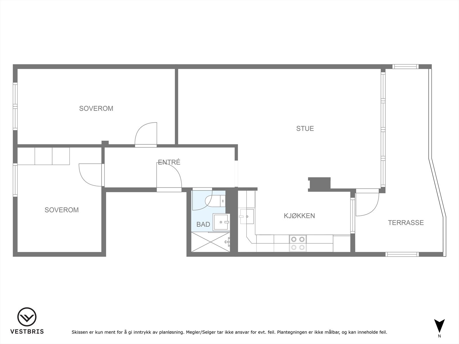 Plantegning Galleribilde