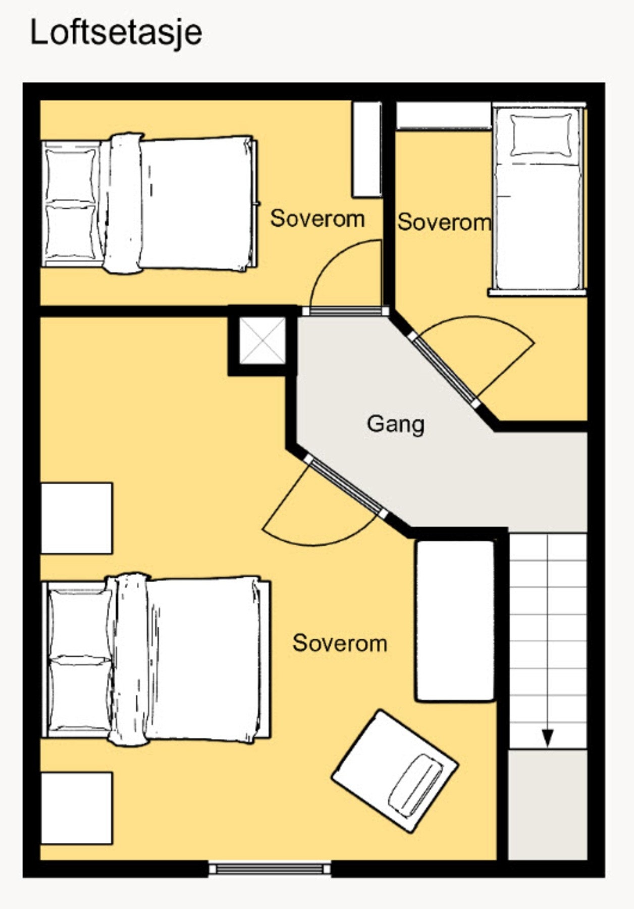 Plan 2.etasje Galleribilde