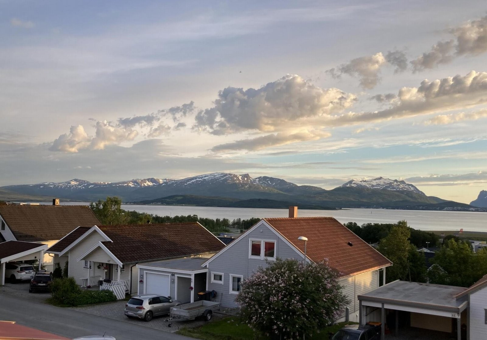 Strålende solforhold og nydelig utsikt (privat bilde).