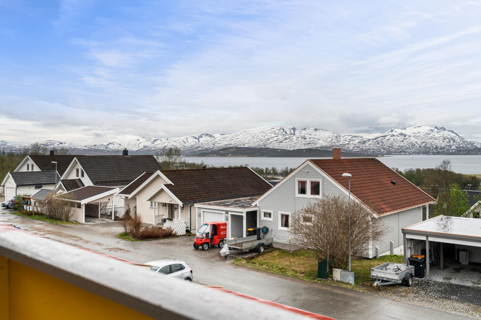 Fantastisk utsikt mot Kvaløya.