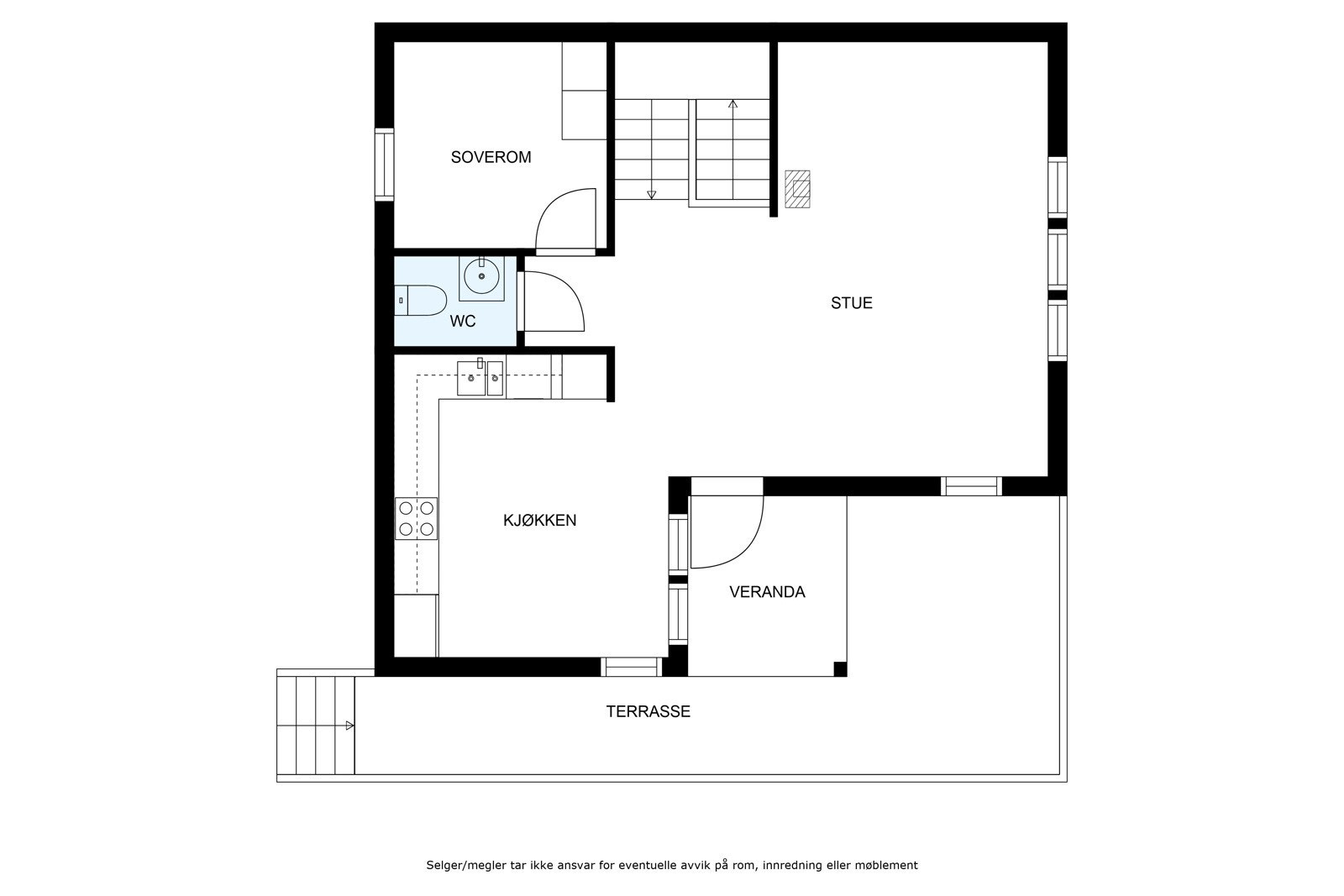 Plantegning 2. etasje Galleribilde