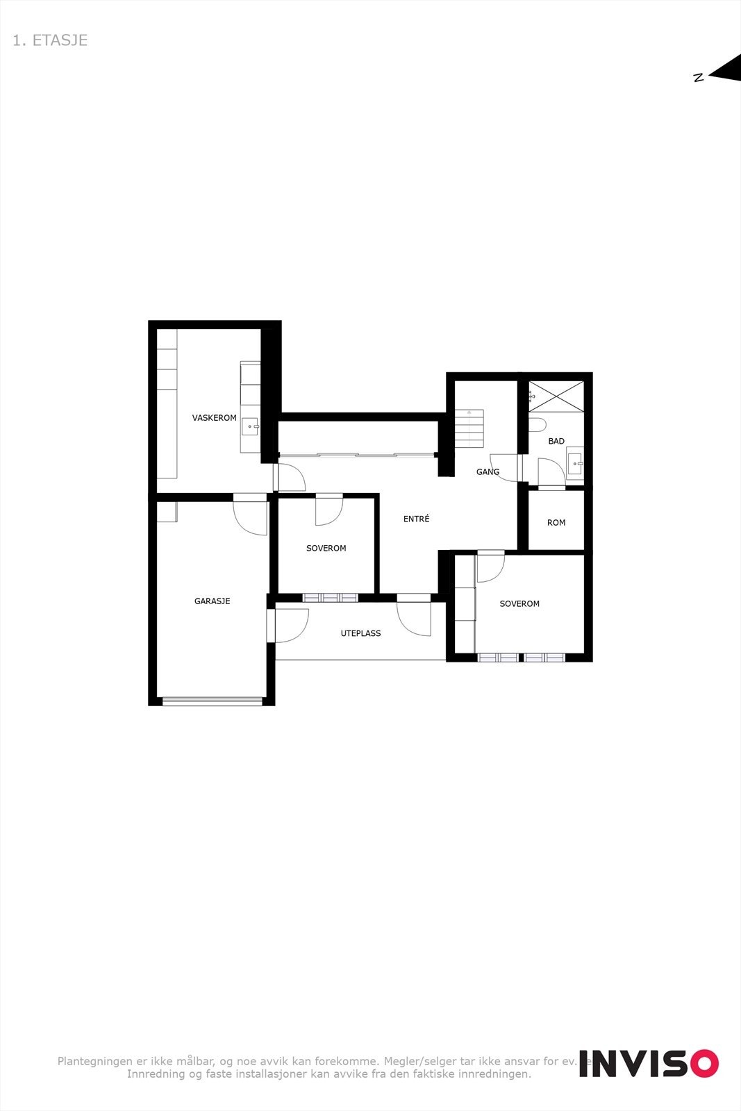 Plantegning underetasje. Galleribilde