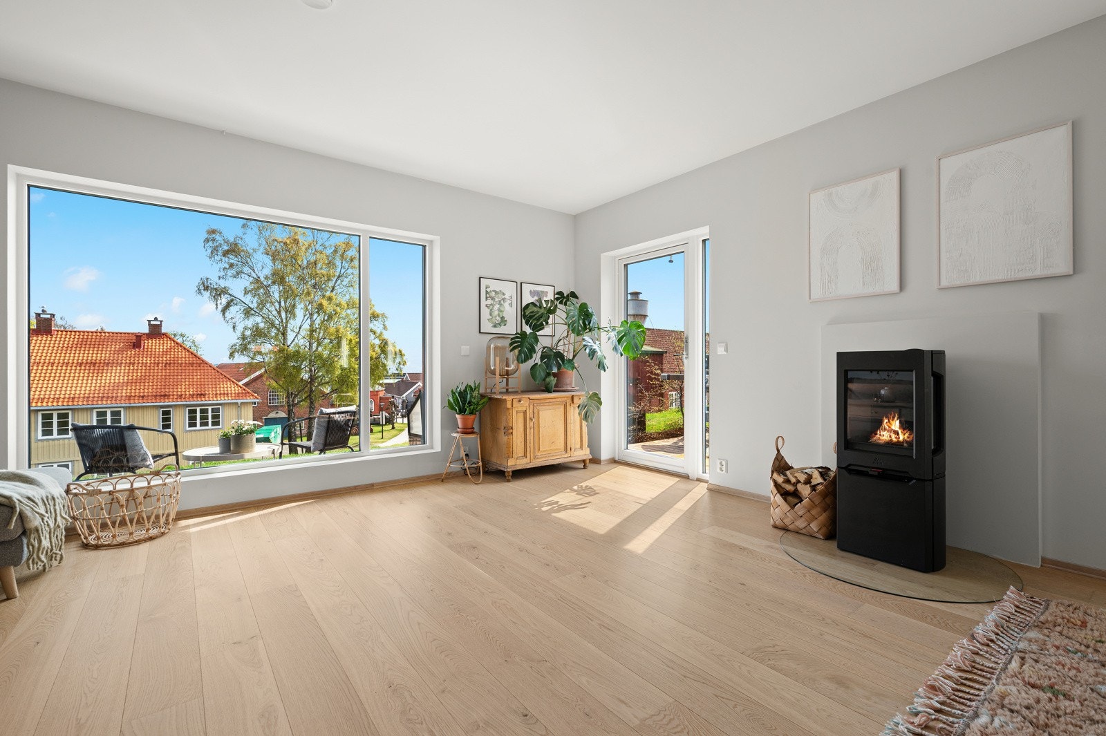 Fin vedovn som gir både varme og kos på kalde dager. Galleribilde