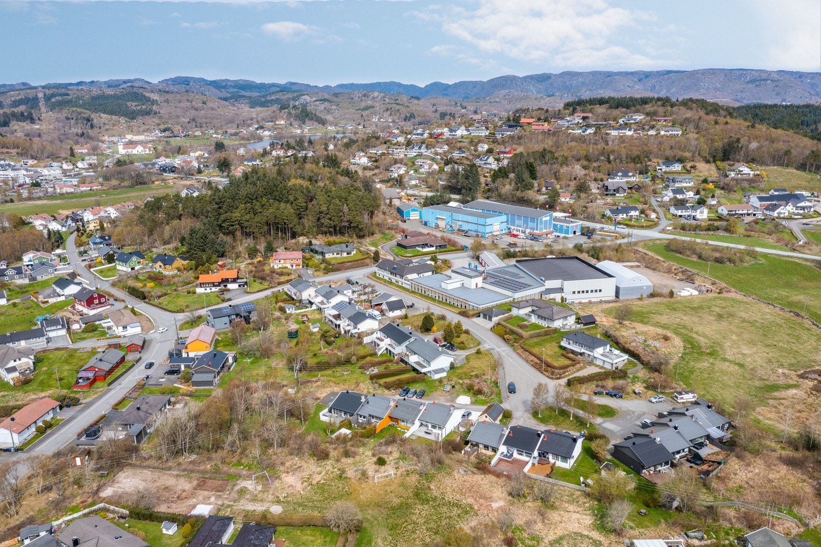 Dronefoto Galleribilde