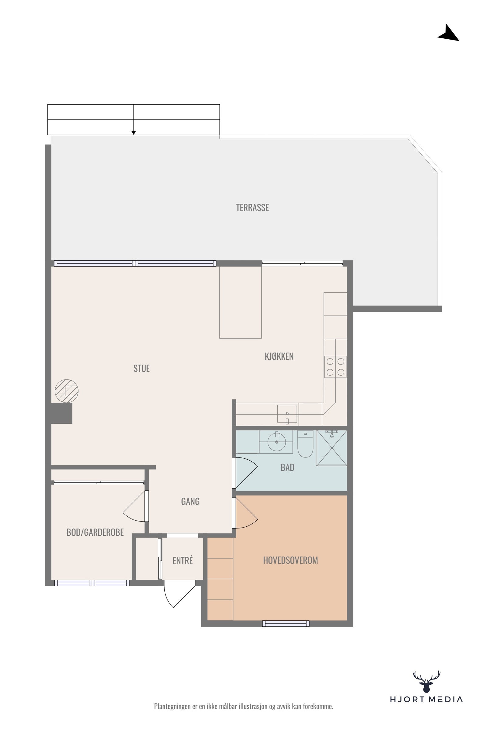 Plantegning Galleribilde