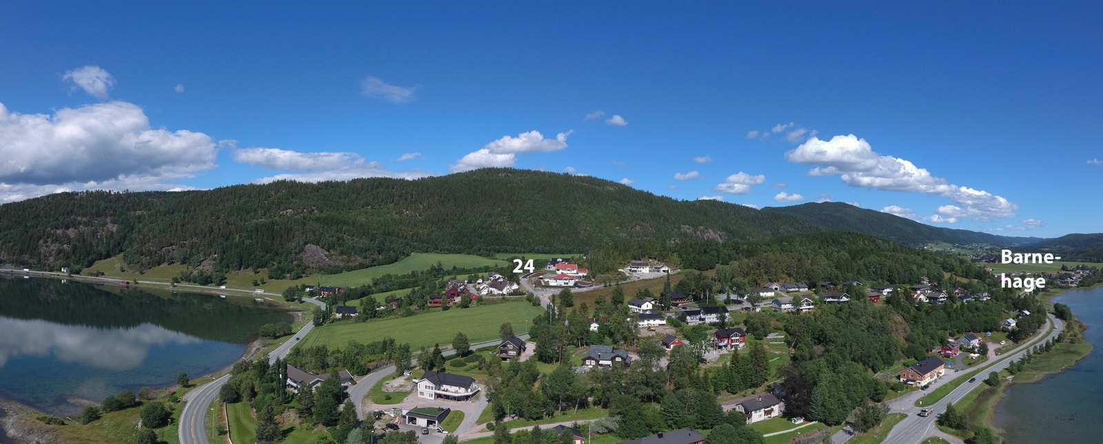 Utsikt mot nord Galleribilde