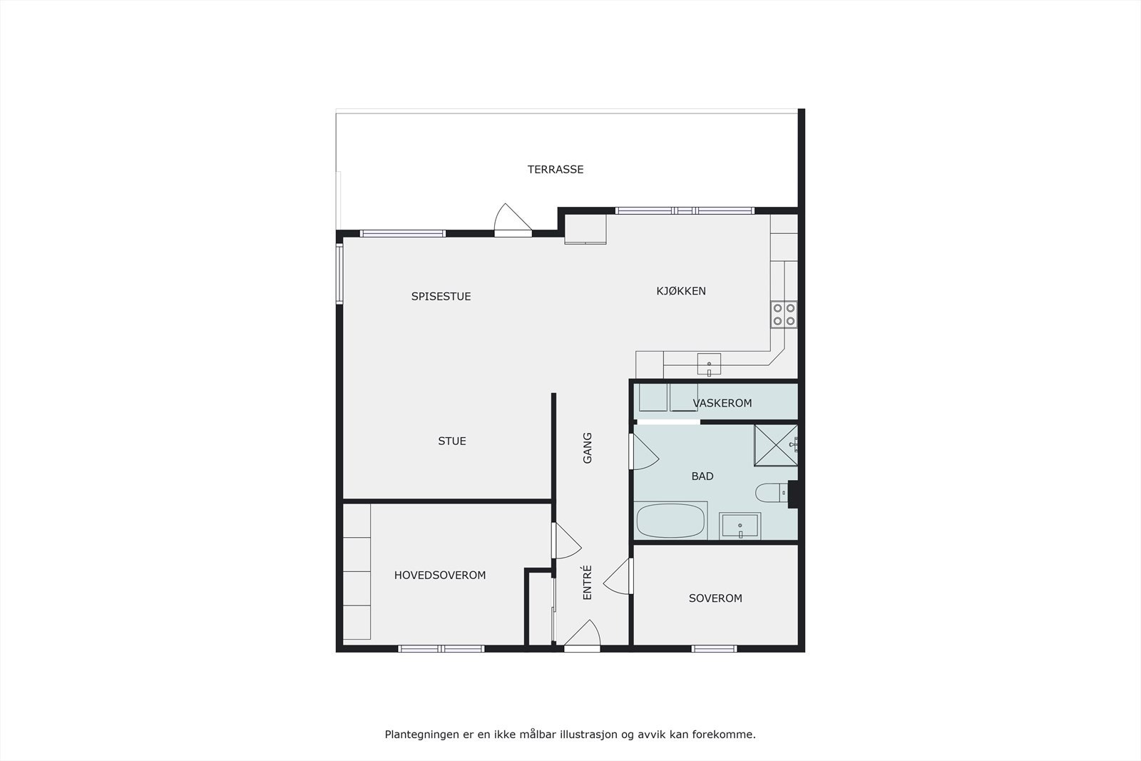 Plantegning Galleribilde