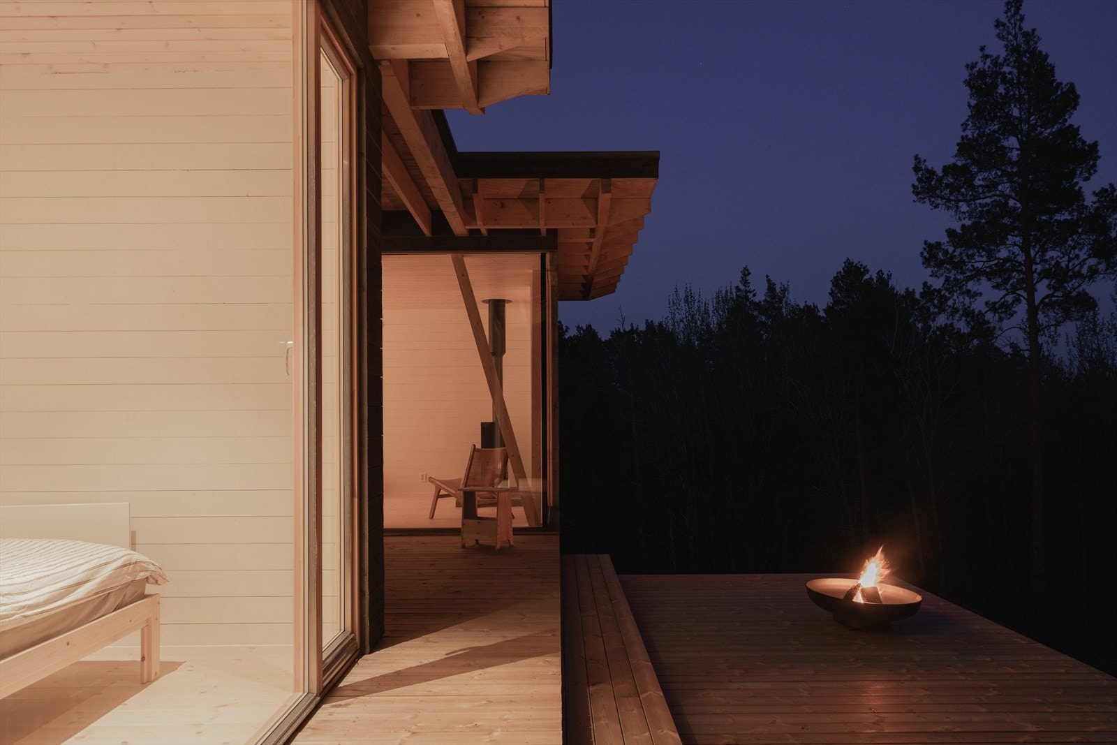 Rene linjer og høy arkitektonisk standard, inspirert av California Galleribilde